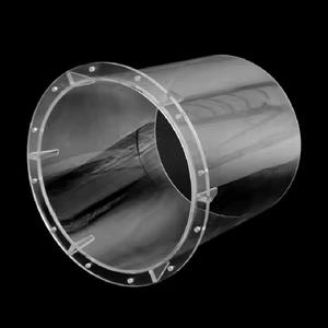 Túnel de diapositivas de acrílico transparente Naxilai 39,37 "Dimater 78,74" de longitud con brida personalizada - Product Image 4