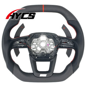 Volante Deportivo de Fibra de Carbono Mate Personalizado para <span class=keywords><strong>Audi</strong></span> Serie <span class=keywords><strong>Q</strong></span> S <span class=keywords><strong>RS</strong></span> S3 Q3 Q5 Q8 Q7 SQ5 RS3 S5 RS5 2016-2024 - Product Image 1