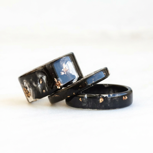 Anillo de Resina Epoxi Geométrico Cristiano Hecho a Mano, Joyería Elegante y Moderna para Mujer, Anillo Único, Regalo, Venta al Por Mayor - Product Image 1
