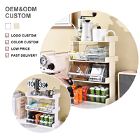 Support et organisateur de capsules de café à 4 compartiments en plastique à 3 niveaux pour K-Cup Nespresso, thé et condiments