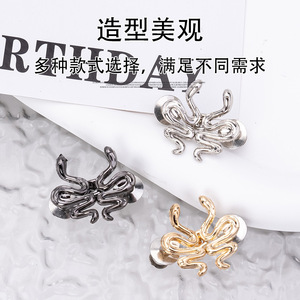 Nuevo cierre a presión plateado con diseño de serpiente para ajustar la cintura, desmontable, sin clavos, sin costuras, botón para ajustar la cintura para jeans. - Product Image 3
