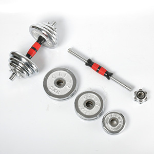 Ensemble d'haltères réglables en fonte de 15kg, poids libre avec bielle utilisée comme haltère d'entraînement de gymnastique - Product Image 6