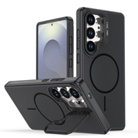 Coque de téléphone magnétique antichoc avec béquille intégrée pour Samsung Galaxy S26 S25 S26FE A56, compatible avec la recharge sans fil