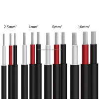 Industrielles Solarkabel Flexibles Kabel 12AWG 4mm² Verzinntes Kupfer XLPE-Isolierung Hochspannung 1500VDC CE IEC 62930 für EN50618