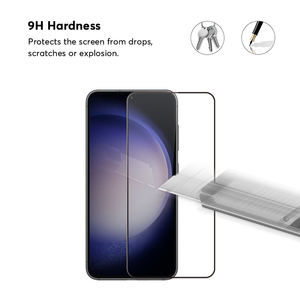 Protecteur d'écran en verre trempé à couverture complète pour Samsung Galaxy S24 - Product Image 3