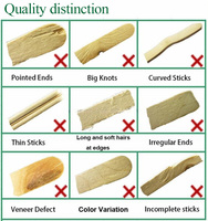 140*10*2mm bois naturel Logo personnalisé Popsicle bricolage artisanat traiter glace Pop bâtons bâtons de crème glacée