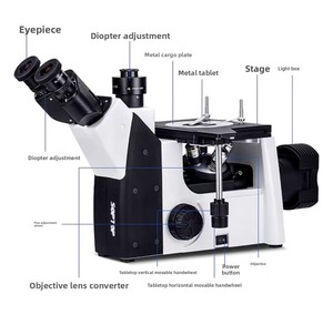Microscopio Digitale SANQTID 500W con Fotocamera Industriale per Misurazione Metallurgica e Analisi dei Metalli - Product Image 2