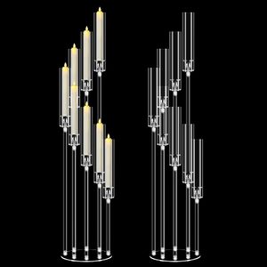 Wholesale Price Handmade Candle Stick Party Wedding Decoration Transparent Crystal <b>Candelabra</b> - Product Image 1