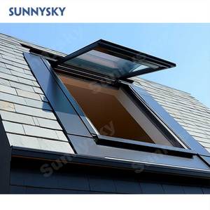 Sunnysky hiện đại tự động nhôm <span class=keywords><strong>Skylight</strong></span> với bão tác động cách âm Glass Roof cho khách sạn cho bên trong nhà sunroom - Product Image 1
