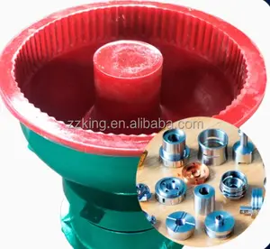 Vibration Metal Surface Treatment Disc Table Deburring And Polishing Machine / vibrating tumbler vibratory polishing machine