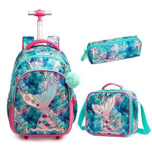 Mochila escolar desmontable para niños, mochila para estudiantes, bolsas impermeables para niños, mochila escolar con <span class=keywords><strong>ruedas</strong></span> - Product Image 5