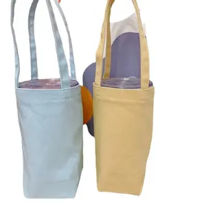 Customized Carrier Drink Water Bottle Holder Cooler Sleeve Pouch Bag With Adjustable Shoulder Strap