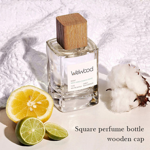 Botella de Perfume de lujo, tapas de madera cuadradas con logotipo personalizado de Vietnam - Product Image 5