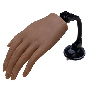 Main d'entraînement en silicone flexible pour la pratique des ongles, modèle d'entraînement aux ongles de haute qualité, multicolores, utilisation en salon, professionnel - Product Image 2