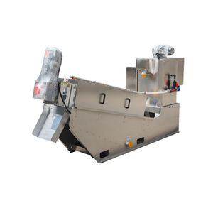 Yığılmış Spiral otomatik çamur kurutma makinesi Spiral ekipman sıvı-katı ayırma çamur kurutma makinesi - Product Image 1