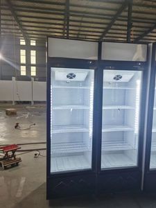 Réfrigérateur à porte vitrée simple de 300 L, vente chaude, réfrigérateur vertical Coca, réfrigérateur à boissons froides, vitrine - Product Image 3
