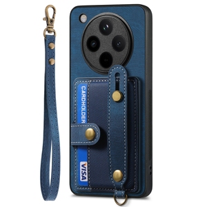 เคสโทรศัพท์มีสายคล้องบัตรเครดิตสำหรับ OPPO Find X8/X8 <span class=keywords><strong>Pro</strong></span>/realme 13ฝาหลังแบบกระเป๋าสตางค์สำหรับ iPhone 16/16 PROMAX - Product Image 1