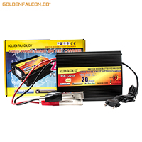 Chargeur de batterie de voiture intelligent 12V 20A, triphasé, universel, pour batterie au plomb de voiture