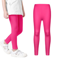 Leggings de sport pour filles et enfants, en stock, pas chers, haute teneur en élasthanne, plusieurs couleurs, pour la gymnastique et la danse