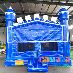 Marble Blue Bounce House Commercial PVC Inflatable Bouncer Castle 13x13 Bounce House Commercial Indoor and Outdoor - Product Image 6