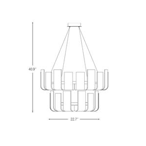 Lámpara de Techo LED Redonda de 2 Niveles con Diseño Creativo en Cobre, Cristal de Murano y Metal, Estilo Europeo Personalizado - Product Image 5
