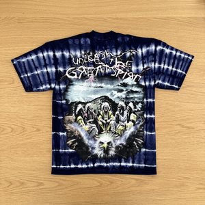 T-shirt pour homme The Great Spirit, 100% coton, coupe ample, manches courtes, design imprimé streetwear, anti-rétrécissement - Product Image 3