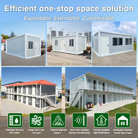 Maison conteneur détachable personnalisable, unité modulaire préfabriquée pour camp de travail