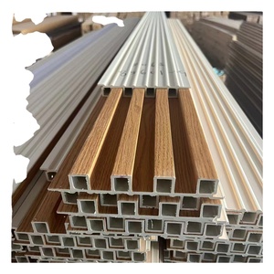 Panneaux muraux en WPC rainurés imperméables, résistants à l'humidité et ignifuges, design moderne, écologiques, faciles à nettoyer, garantie 5 ans pour la <span class=keywords><strong>maison</strong></span> - Product Image 2