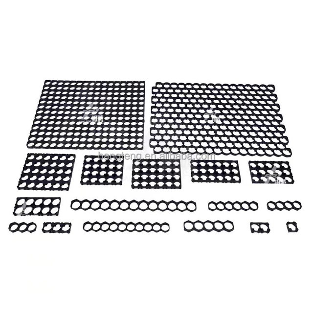 Single Cell 18650 Lithium Battery Holder Black Power Storage Box with Bracket Battery Boxes & Racks