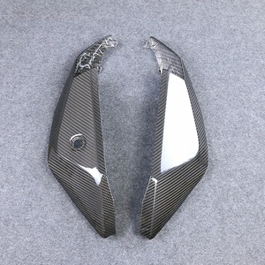 Carenados laterales traseros de fibra de carbono seca 3K para motocicleta Kawasaki ZX-10R 2021 y posteriores - Product Image 4