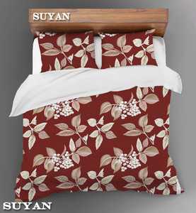 ชุดผ้าปูที่นอนไมโครไฟเบอร์เนื้อนุ่มหรูหราขนาดคิงไซส์/ควีนไซส์แผ่นมีรอยยับและระบายอากาศได้ดีสำหรับใช้ในบ้านในโรงแรม - Product Image 2