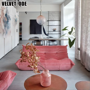 Sofá Caterpillar Ligne-Roset Comprimido (<span class=keywords><strong>TOGO</strong></span>) - Sofá de Tela, Enrollado para Ahorrar Costos de Envío, Nuevo para Hogares Modernos - Product Image 4