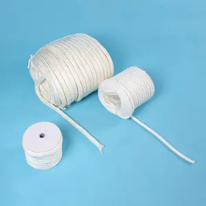 High Temperature Resistant 100mm High Silica Glass Fiber Band Ribbon Fiberglass Tape Sleeve