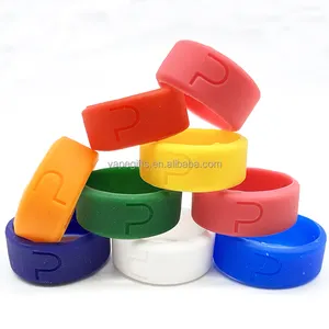 Factory Design Silikon Fitness Ring Großhandel Custom ized Logo Sport Gummi Silikon ringe