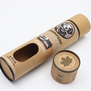 Tubo Cilíndrico <span class=keywords><strong>de</strong></span> Papel Kraft <span class=keywords><strong>de</strong></span> Lujo Personalizado, Laminado Mate, para Envasado <span class=keywords><strong>de</strong></span> Vino y Whisky, Venta al <span class=keywords><strong>Por</strong></span> <span class=keywords><strong>Mayor</strong></span>, Suministro a Granel OEM - Product Image 1