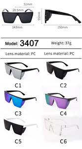 Occhiali da sole di sicurezza Z87 di marca, i più venduti del 2026, con protezioni laterali, personalizzabili, in PC, da uomo e da donna - Product Image 6