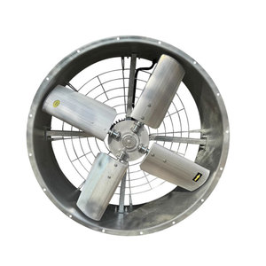Ventilador Axial de Techo de Aleación de Aluminio, 1450 RPM, Rodamiento de Bolas, Eléctrico, CA 220V, Aspas de Nailon, Color Plateado - Product Image 1