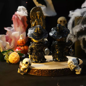 Polyrésine fantôme Figurine horreur spectre résine ornement squelette Statue crâne homme Sculpture Halloween décor à la maison nouveauté cadeaux - Product Image 3