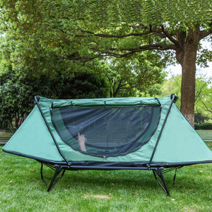Camping <span class=keywords><strong>en</strong></span> plein air deux-<span class=keywords><strong>en</strong></span>-un tente simple pliante lit de marche tente de pêche étanche à la pluie portable - Product Image 2