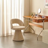 Fauteuil de salon en tissu à dossier en bois grainé, prix d'usine