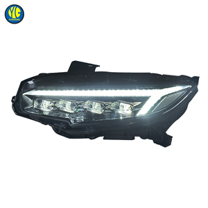 Accesorios para Automóviles YU para la 10ª Generación 2016-2021, Conjunto de Faros Delanteros LED, Actualización de Luces Delanteras para Civic de 10ª Generación - Product Image 3