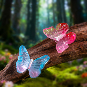 Mini papillons, accessoires pour maison de poupée, mini figurines d'animaux en résine pour artisanat, bricolage, jardin féerique, micro-aménagement paysager, décoration - Product Image 4