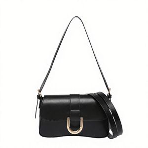 Nouveaux sacs fourre-tout de haute qualité, sacs fourre-tout noirs pour femmes, sac à bandoulière en PU - Product Image 4