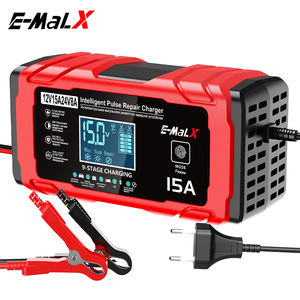 شاحن بطارية ذكي للسيارات والدراجات النارية <span class=keywords><strong>12</strong></span> فولت 15 أمبير/24 فولت 8 أمبير مع حماية من التيار الزائد والجهد الزائد والحرارة الزائدة والشحن الزائد - Product Image 1