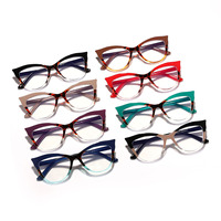 Nouvelles Lunettes Anti-Lumière Bleue 2026 Color Block, Monture Écaille de Tortue Rétro, Style Audacieux, Montures de Vue