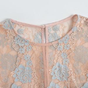 Ensemble <span class=keywords><strong>short</strong></span> 2 pièces décontracté haut de gamme pour l'été, coupe régulière, col en V, 100 % polyester tissé, motif uni, respirant - Product Image 4