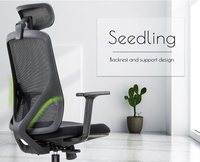 Chaise de bureau ergonomique de luxe pivotante à 360° pour cadres, chaises de visiteur de bureau de luxe