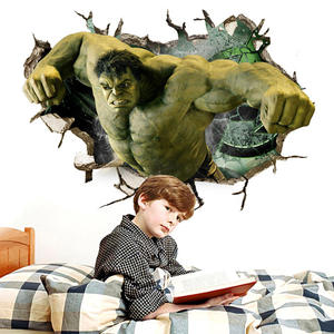 Autocollants muraux <span class=keywords><strong>3D</strong></span> <span class=keywords><strong>Spiderman</strong></span> pour les chambres d'enfants Décoration de la maison Autocollants muraux pour la crèche Décoration de la maison Cadeau pour la chambre d'un garçon Papier peint - Product Image 3