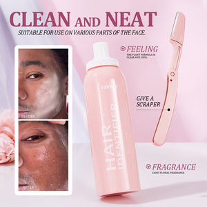 Spray dépilatoire doux pour le visage et le corps, rasoir pour le visage et le corps, parfum d'aloe vera, cible le visage et le corps - Product Image 4
