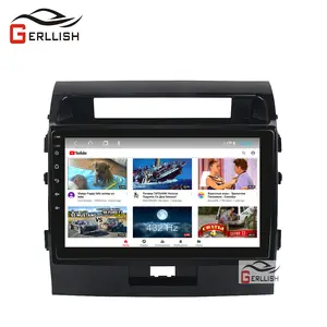 IPS dokunmatik ekran Android araba radyo Toyota Land Cruiser için LC200 2007-2015 araba radyo multimedya Video DVD OYNATICI navigasyon GPS